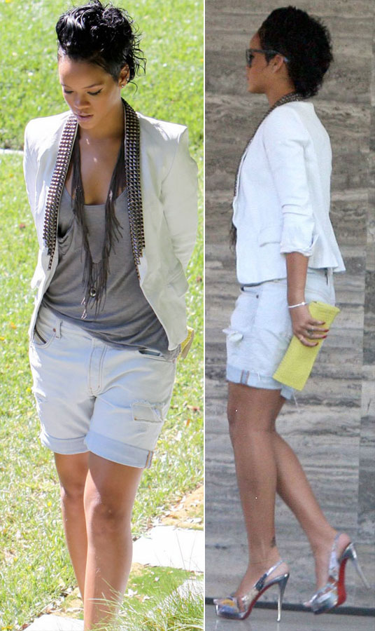 rihanna style fashion 2009. Rihanna#39;s Fashionable Shoes