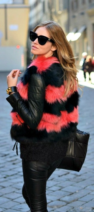 everydayfacts faux fur vest